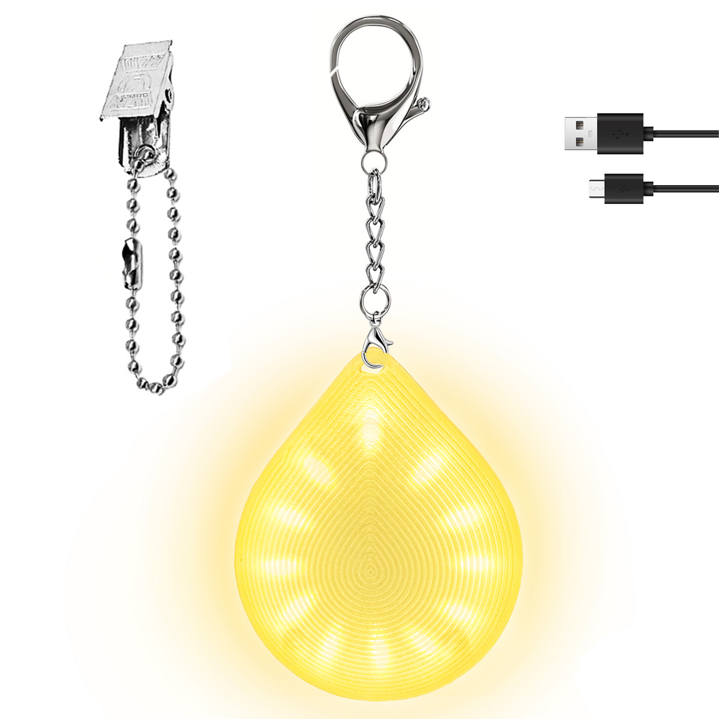 Tubasion 2-in-1 Purse Light with Clip & Hook, USB-C Rechargeable Handbag Light, Ultra Bright Bag Lights for Purses, Upgraded Automatic Sensor Purse Must Haves Accessories Gift for Women Girls