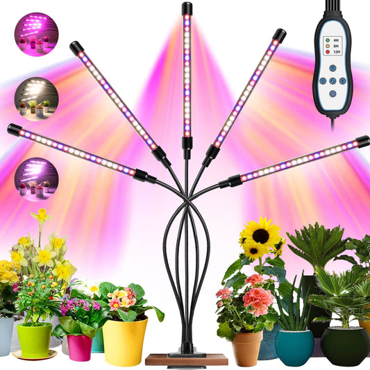 5-head LED Grow Light