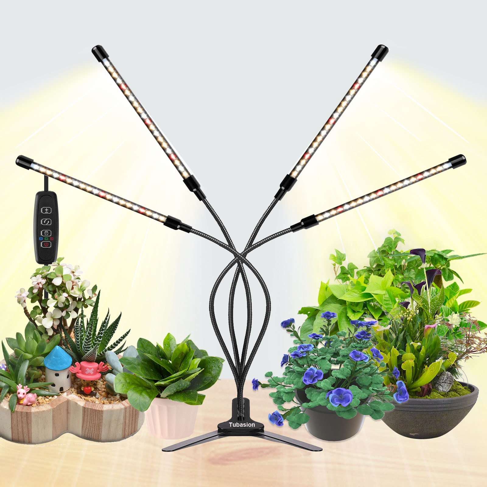 4 head LED Grow Light Tubasion